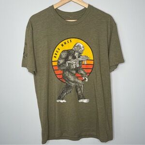 Men’s black‎ Rifle company coffee Sasquatch tee T shirt size